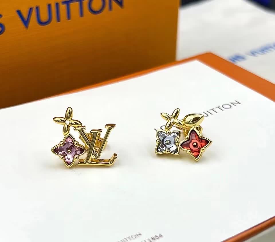 Louis Vuitton Monogram Flower Earrings Louis Vuitton Monogram Flower Earrings